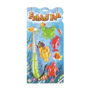 JOGO DE PESCA MAGN&Eacute;TICO EM CART&Atilde;O (12 unid.)