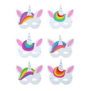 MIX DE MÁSCARAS DE UNICÓRNIO EM ESPUMA (24 un.)