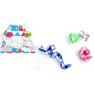 Bola 3D Puzzle 'Faz a tua pr&oacute;pria serpente' em Display (24 un.)