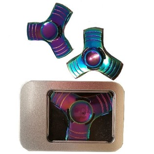 FIDGET SPINNER MET&Aacute;LICO EM CAIXA DE PRESENTE (10 un.)
