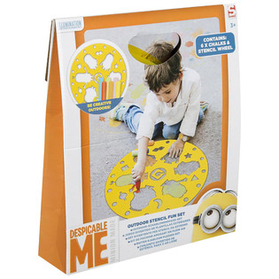 CONJUNTO DE GIZ DE CAL&Ccedil;ADA GRANDE MINIONS (12 un.)