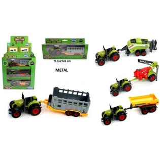 CONJUNTO DE TRATORES DIE CAST EM DISPLAY (12 un.)