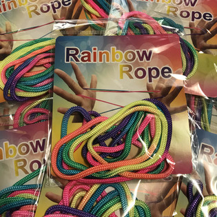 RAINBOW ROPE - Cordas Arco-&iacute;ris Multicolores (12 un.)