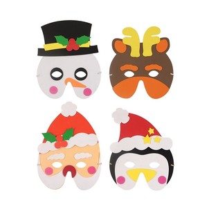 Mix M&aacute;scaras de Natal em Espuma (24 un.)
