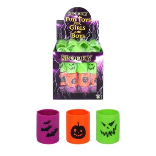 MINI ESPIRAIS HALLOWEEN &Oslash;3 CM EM DISPLAY (72 un.)