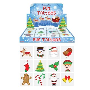 TATUAGENS DIVERTIDAS &ndash; MODELO NATAL (48 pacotes x 12 un.)