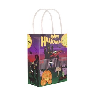 HAPPY HALLOWEEN &ndash; SACO DE PRESENTE 14x21x7 Cm. (24 unid.)