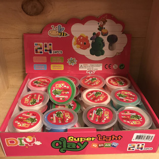 Plasticina Super Light em Expositor (24 un.)