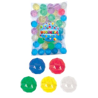 BOLAS SALTITONAS GRANDES MIX, &Oslash;4,3 CM (50 un.)