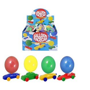 Carros a Bal&atilde;o em Expositor (24 unid.)