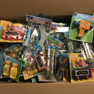 MIX DE BRINQUEDOS PEPPA PIG (100 un.) - Recheio de Arca do Tesouro