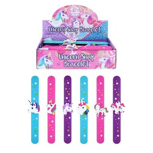 Pulseiras de Mola Unic&oacute;rnio / Snap Bracelets (24 un.)