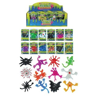 GRANDES FIGURAS ASSUSTADORAS PEGAJOSAS EM DISPLAY (48 un.)