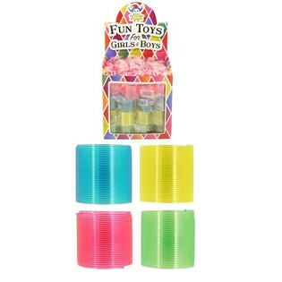 MINI ESPIRAIS COLORIDAS &Oslash;3 CM EM DISPLAY (72 un.)