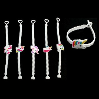 PULSEIRAS DE UNIC&Oacute;RNIO EM SILICONE PARA CRIAN&Ccedil;AS (12 un.)