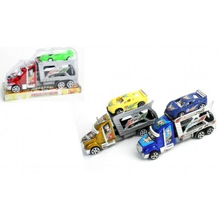 CAMI&Atilde;O COM REBOQUE + CARRO DESPORTIVO EM BLISTER (24 unid.)