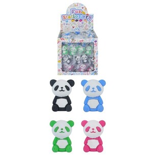 BORRACHAS MODELO: PANDAS EM EXPOSITOR (128 un.)