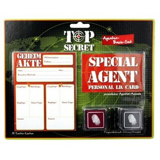 TOP SECRET &ndash; AGENTE ESPECIAL, KIT DE IMPRESS&Otilde;ES DIGITAIS (12 un.)