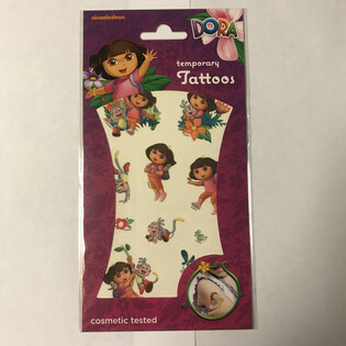 CONJUNTO DE TATUAGENS: DORA, 20 x 10 cm (10 un.)