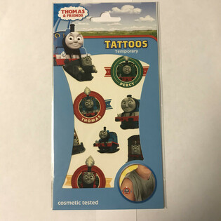 CONJUNTO DE TATUAGENS: THOMAS E OS SEUS AMIGOS, 20 x 10 cm (10 un.)