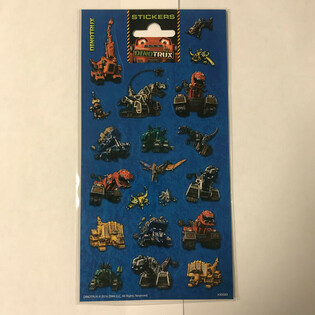 AUTOCOLANTES: DINOTRUX, Dim. 20 x 10 cm (10 unid.)