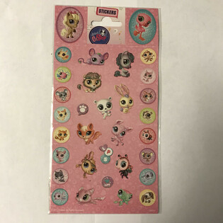 Autocolantes Little PetShop, 20 x 10 cm (10 un.)