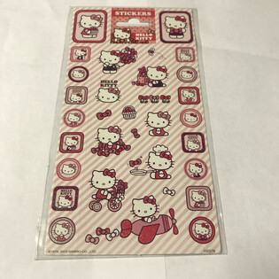 AUTOCOLANTES HELLO KITTY - 20 x 10 cm (10 un.)