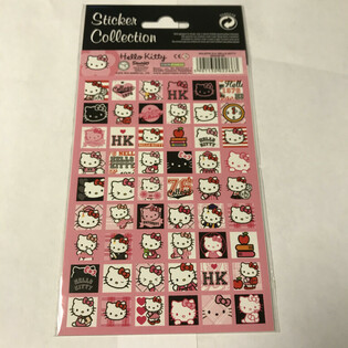 AUTOCOLANTES: HELLO KITTY, Dim. 20 x 10 Cm. (10 un.)