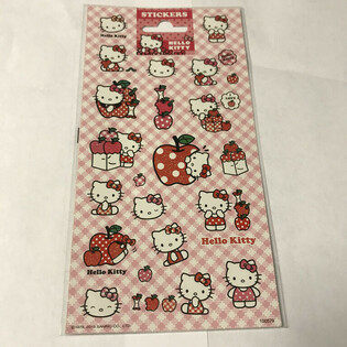 AUTOCOLANTES: HELLO KITTY, Dim. 20 x 10 cm (10 un.)