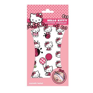 Tatuagens Tempor&aacute;rias HELLO KITTY - Dim. 20 x 10 cm (10 un.)