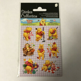 Folhas de Autocolantes: Disney Winnie the Pooh, 16 x 9 cm (10 unid.)