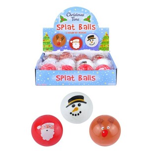 Bolas Splat / Splash de Natal em expositor (12 un.)