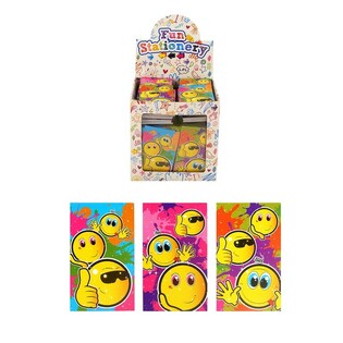 CADERNO DE NOTAS SMILEY &ndash; MODELO: SMILEY EM EXPOSITOR (168 un.)