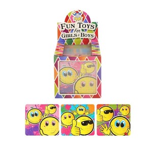 PUZZLE SMILEY &ndash; 13 x 12 cm &ndash; EM DISPLAY (108 unid)