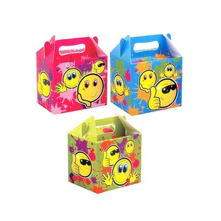 Caixa de Menu Infantil SMILEY &ndash; 14 x 9,5 x 18 cm (Embalagem de 12)