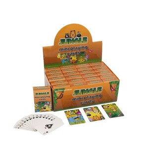 MINI CARTAS DE JOGAR &ndash; MODELO: SELVA EM EXPOSITOR (24 un.)