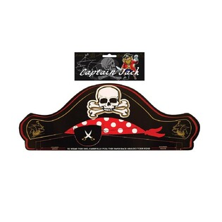 Chap&eacute;u de Pirata CAPTAIN JACK (1 Saco de 6 un.)