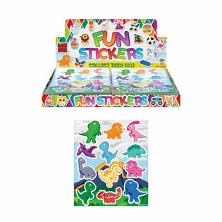 FUN STICKERS &ndash; MODELO: DINOSSAURO (120 un.)