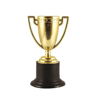 Ta&ccedil;a de Vencedor &ndash; 10 cm - OURO (12 un.)