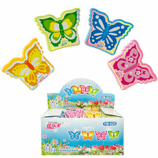 AFIA-L&Aacute;PIS BORBOLETA, CORES MISTAS EM EXPOSITOR (48 un.)