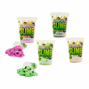 SLIME DE AREIA ARANHA COM ARANHAS (12 un.)