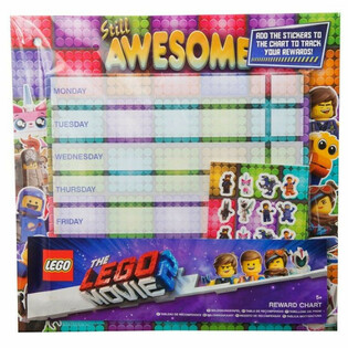QUADRO DE RECOMPENSAS LEGO COM AUTOCOLANTES LEGO (24 un.)