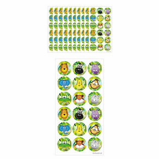 AUTOCOLANTES FUN &ndash; SELVA 18 AUTOCOLANTES POR FOLHA (10 ud.)