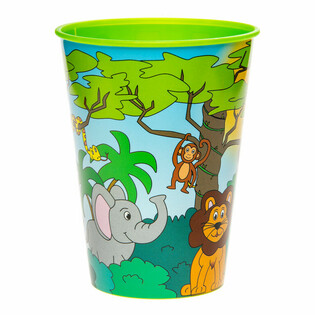 Copo para Bebidas / Copo de Gelado Animais da Selva - 260 ml (12 un.)