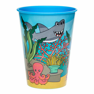 COPO DE BEBIDA / COPO DE GELADO ANIMAIS MARINHOS - 260 ML (12 unid.)