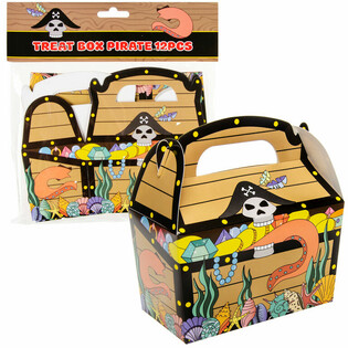 Caixa de Brindes Pirata 12x12.5x6 Cm. (12 un.)