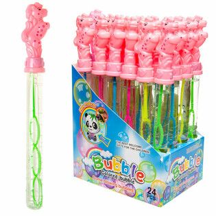 Tubo de Bolhas de Sab&atilde;o Cavalo 25 cm em Expositor (24 un.)