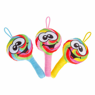 Chupa-chupas de peluche - 18 cm (24 un.)
