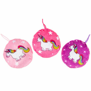 Unic&oacute;rnio de Pel&uacute;cia - 10 cm (24 uni.)