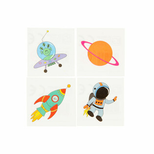 Tatuagens Tempor&aacute;rias Espa&ccedil;o / Space (288 unid.)
